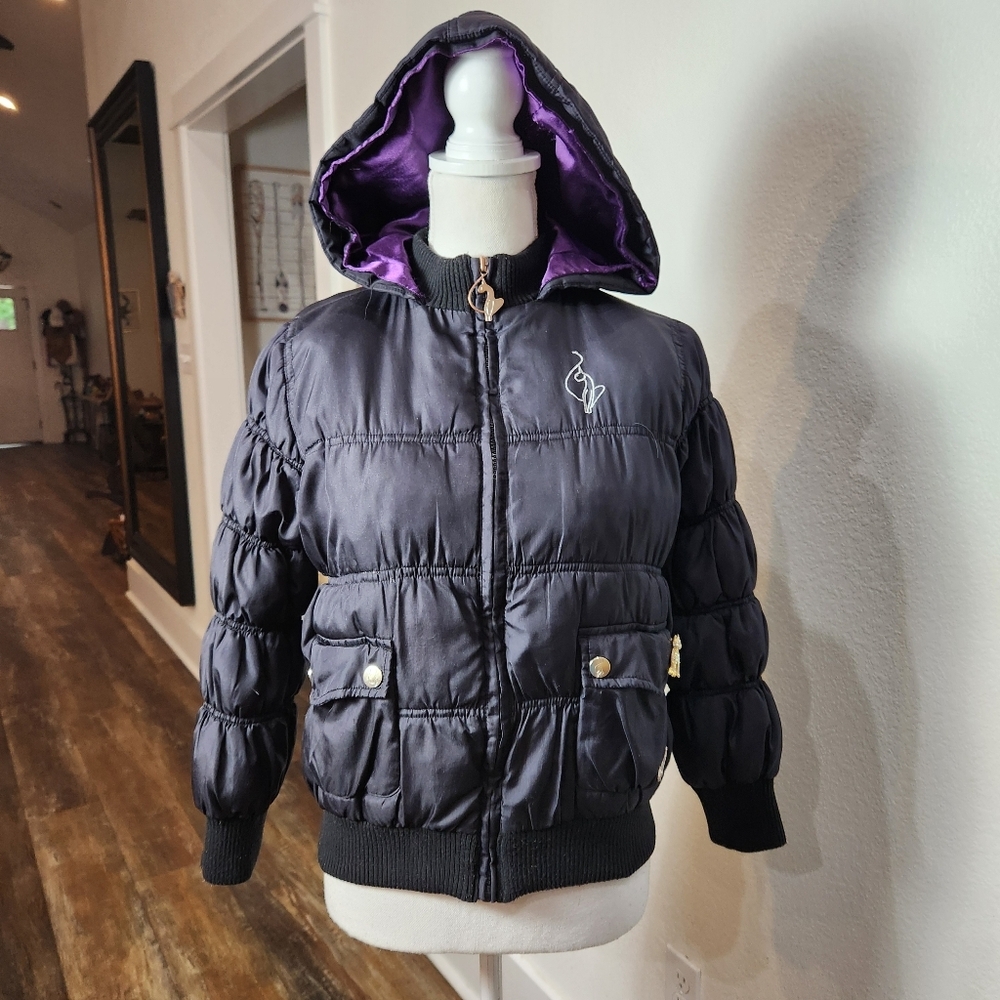 VINTAGE Y2K 2000's BABY PHAT GIRLZ PUFFER JACKET SIZE MEDIUM
